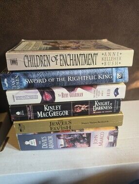 Fantasy Lot Of 6 Vintage Sci-fi Book Adventures Forgotten Realms